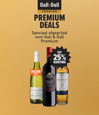 Premium deals. Speciaal afgeprijsd voor Gall & Gall Premium